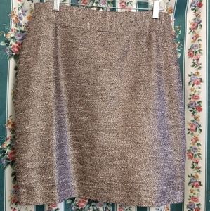 Sparkly tweed pencil skirt from BR